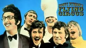 Cover image of Monty Python's Flying Circus circa 1969.
