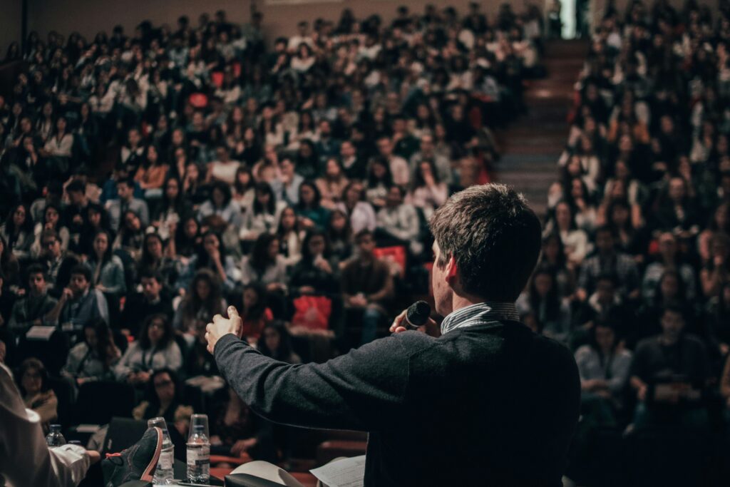 End-of-year conferences draw large crowds.